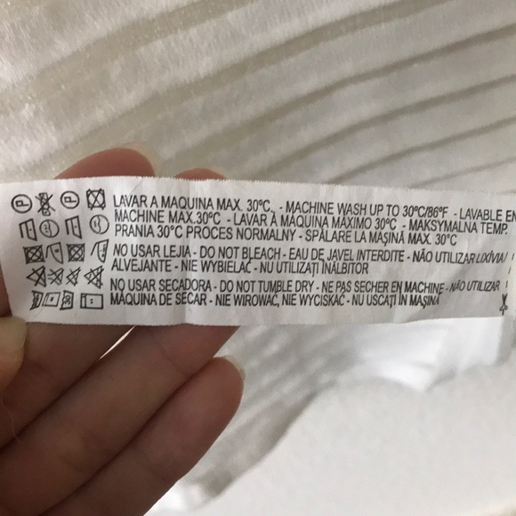 Zara white striped shirt Size S - Picture 5 of 6